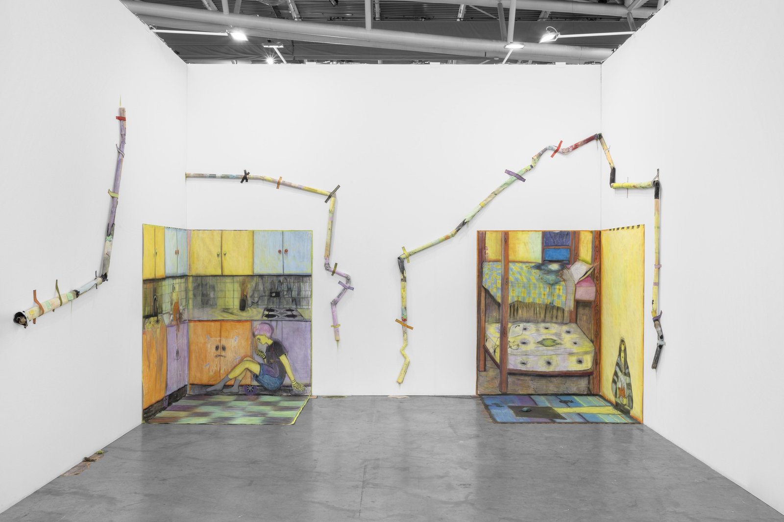 Sleeping on her stomach (2023), Swan (2023), Un nuovo serpeggiante percorso, (2023) Artissima November 3 – November 5 20…