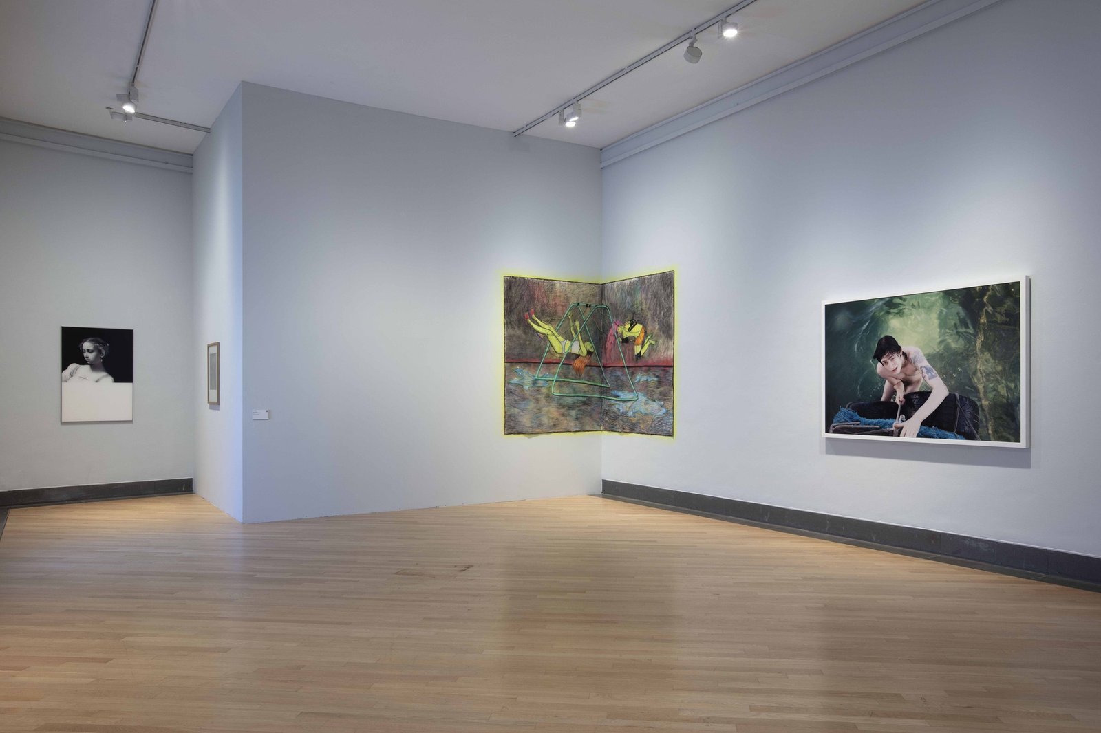 Installation view from La Collezione Impermanente #3. - GAMeC, Bergamo, 2022. Courtesy GAMeC - Galleria d'Arte Moderna e…
